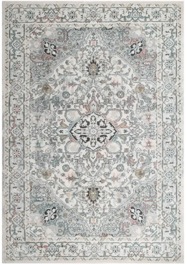 Odyssey Ivory  Polypropylene 5'2"x7'6" Rectangle Rug