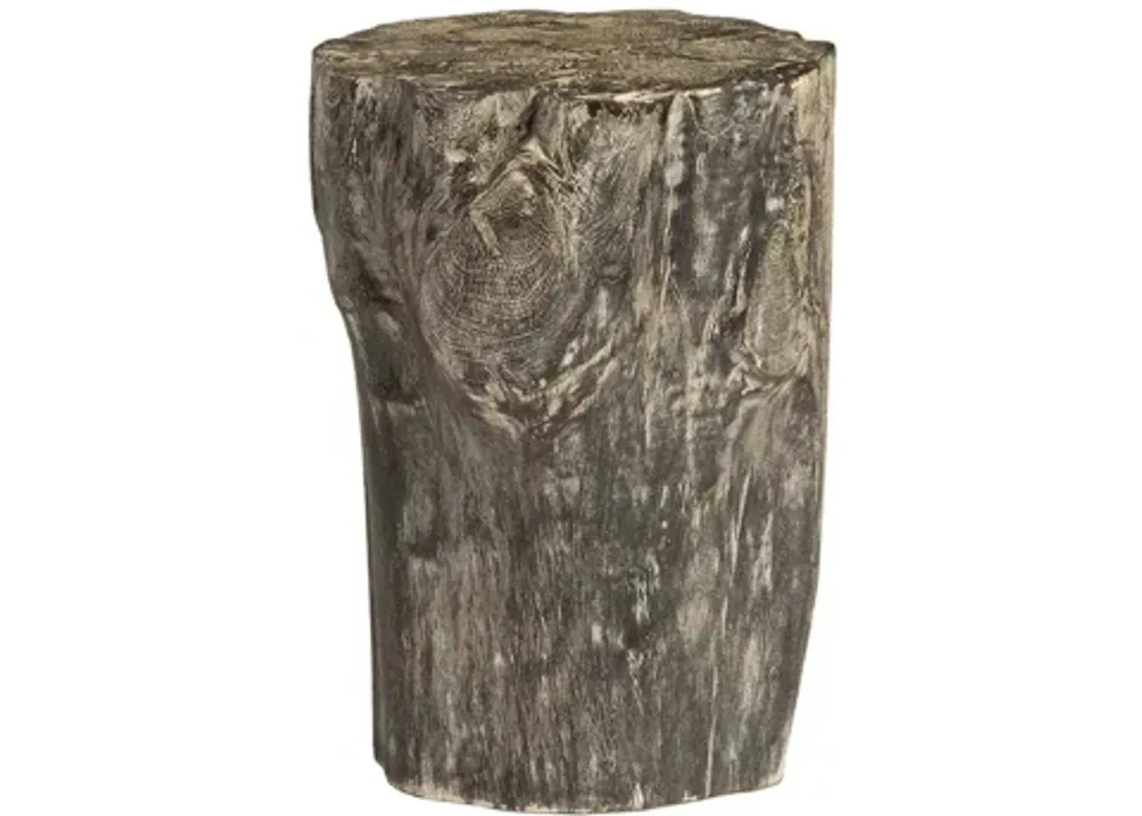 Black Wash Stool, Round