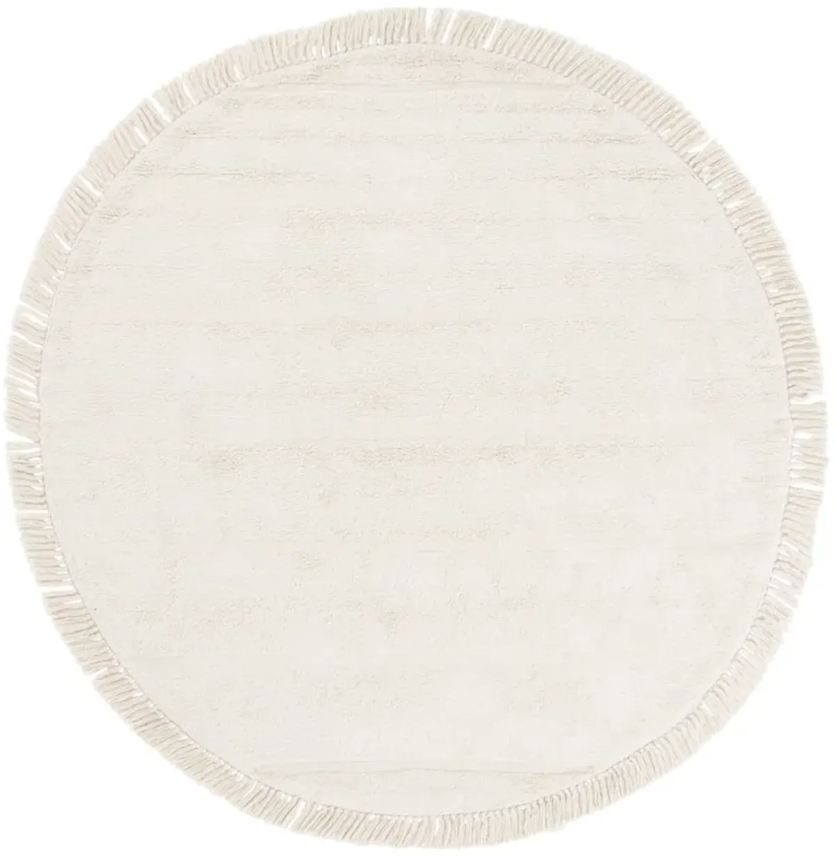 EASY CARE 217 IVORY 6' x 6' Round Round Rug