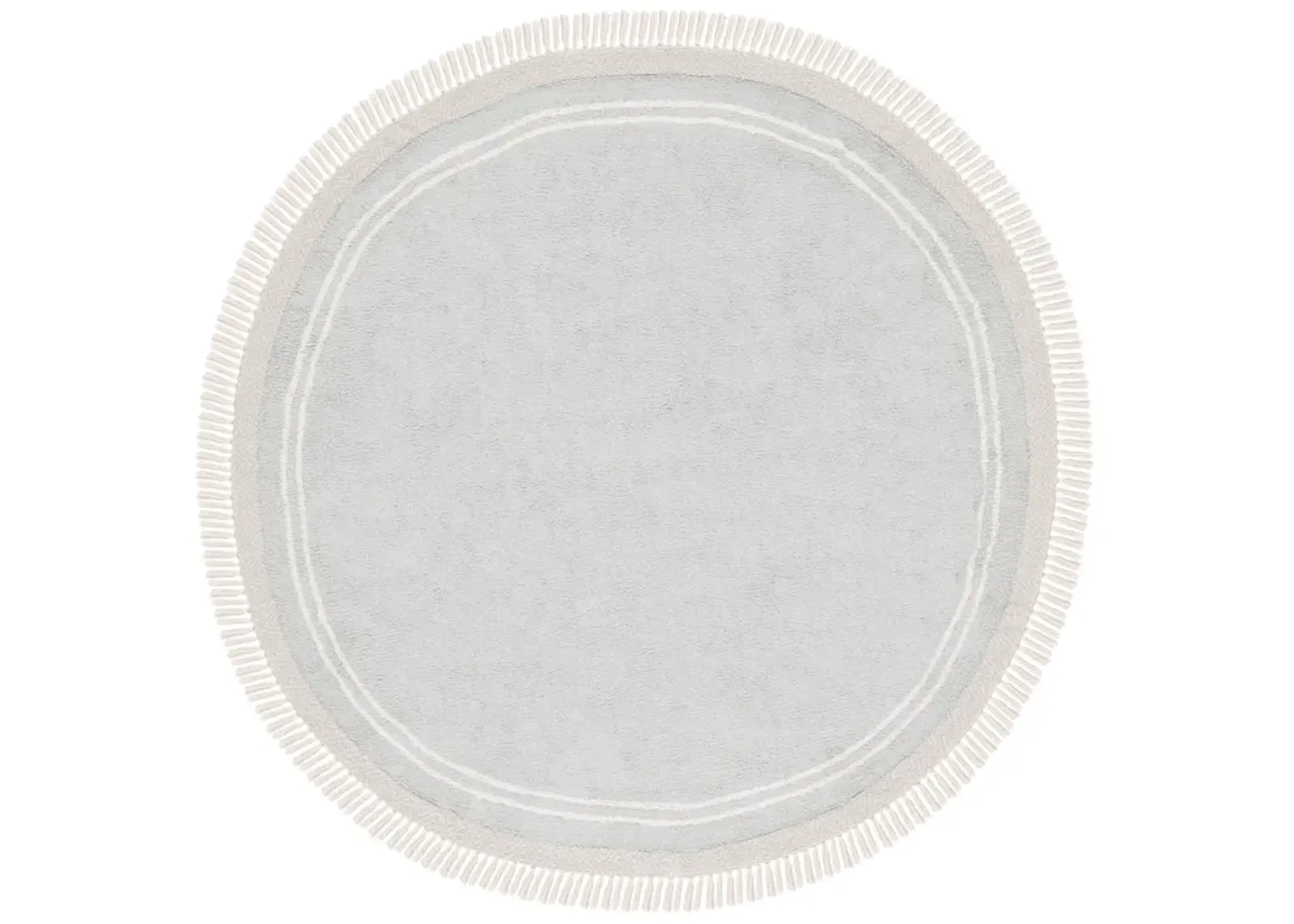 EASY CARE 211 LIGHT BLUE  4' x 4' Round Round Rug