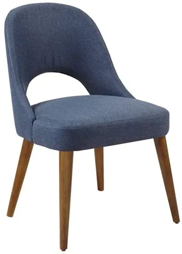 INK+IVY Nola Navy Dining Side Chair (Set of 2)