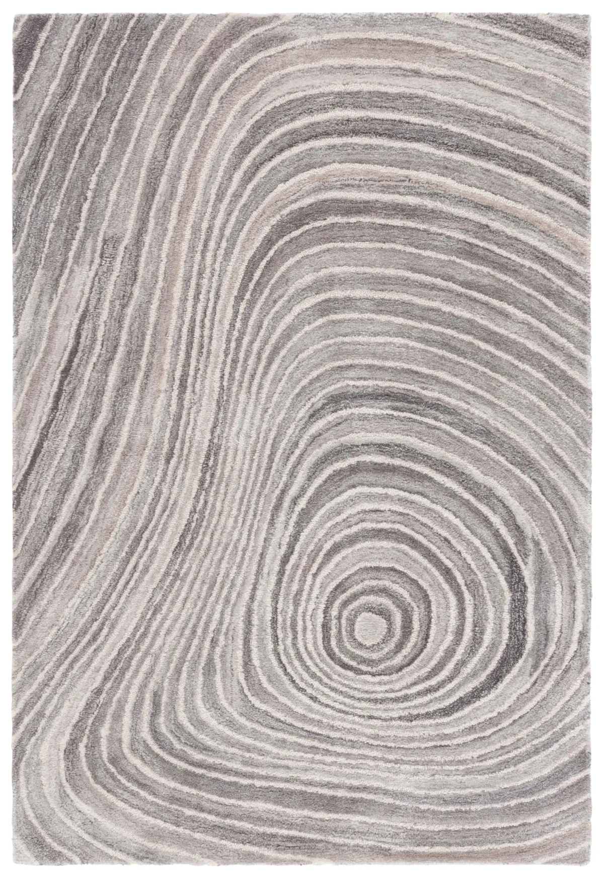 ABSTRACT Hand Tufted 4' x 6' area rug
