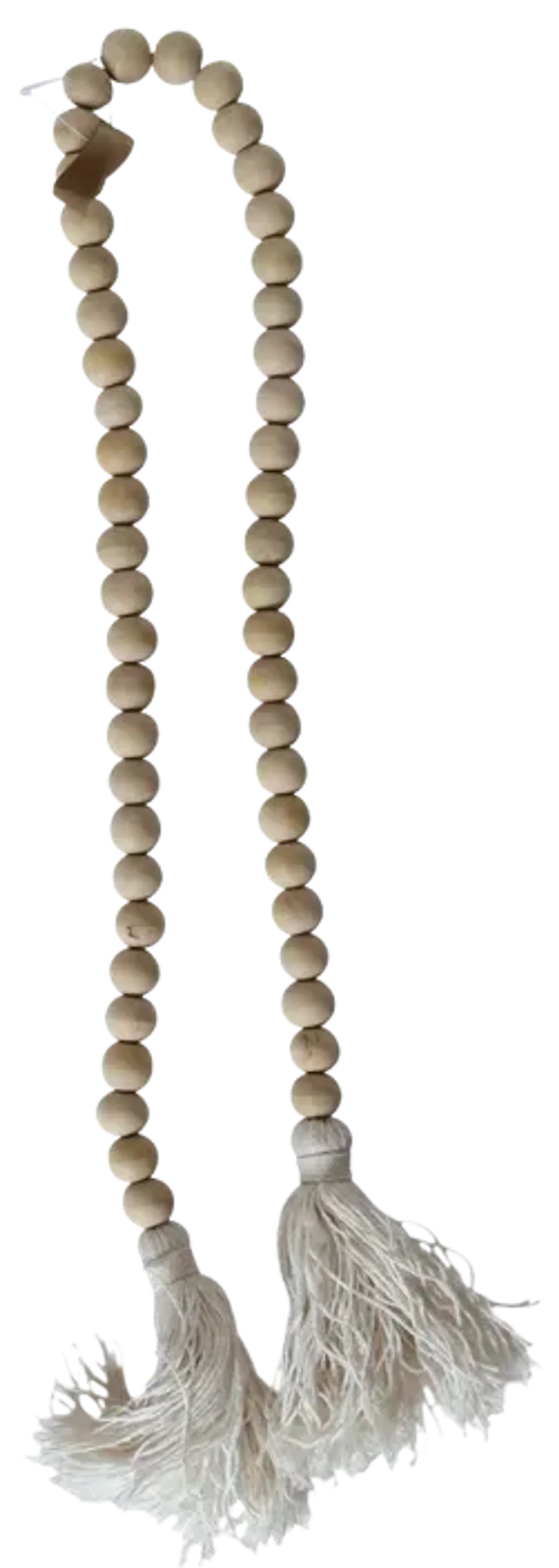 Wood, 45"l Beads, Natural