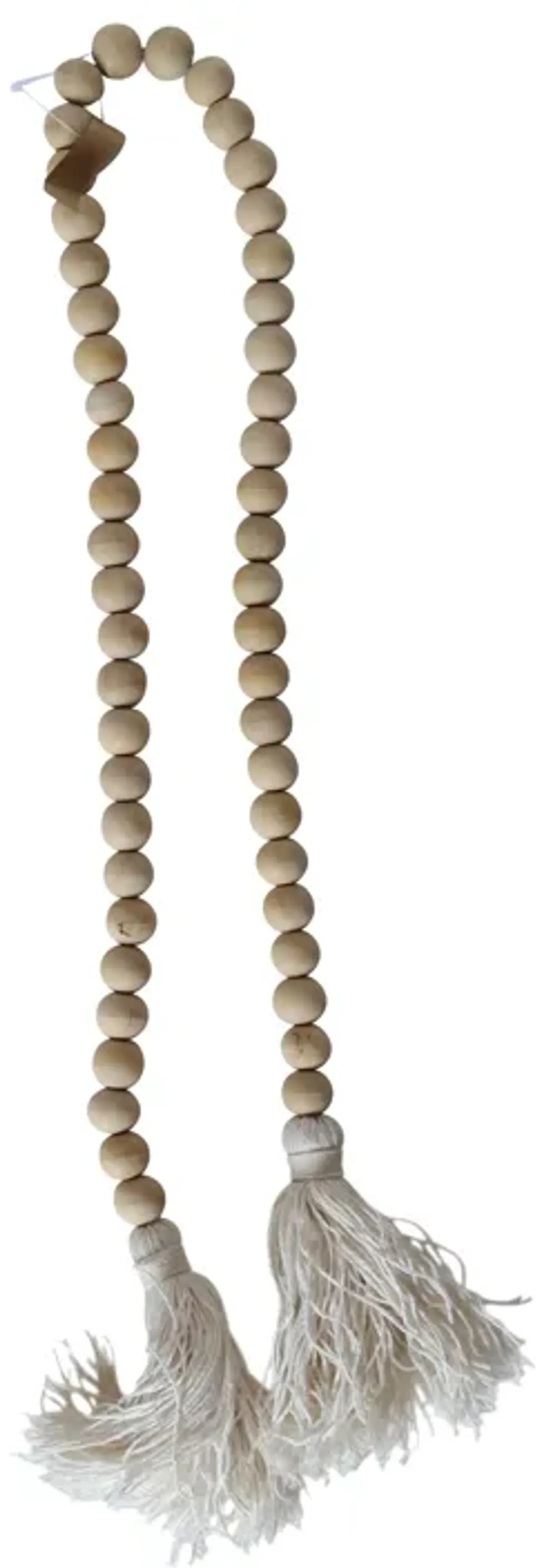 Wood, 45"l Beads, Natural