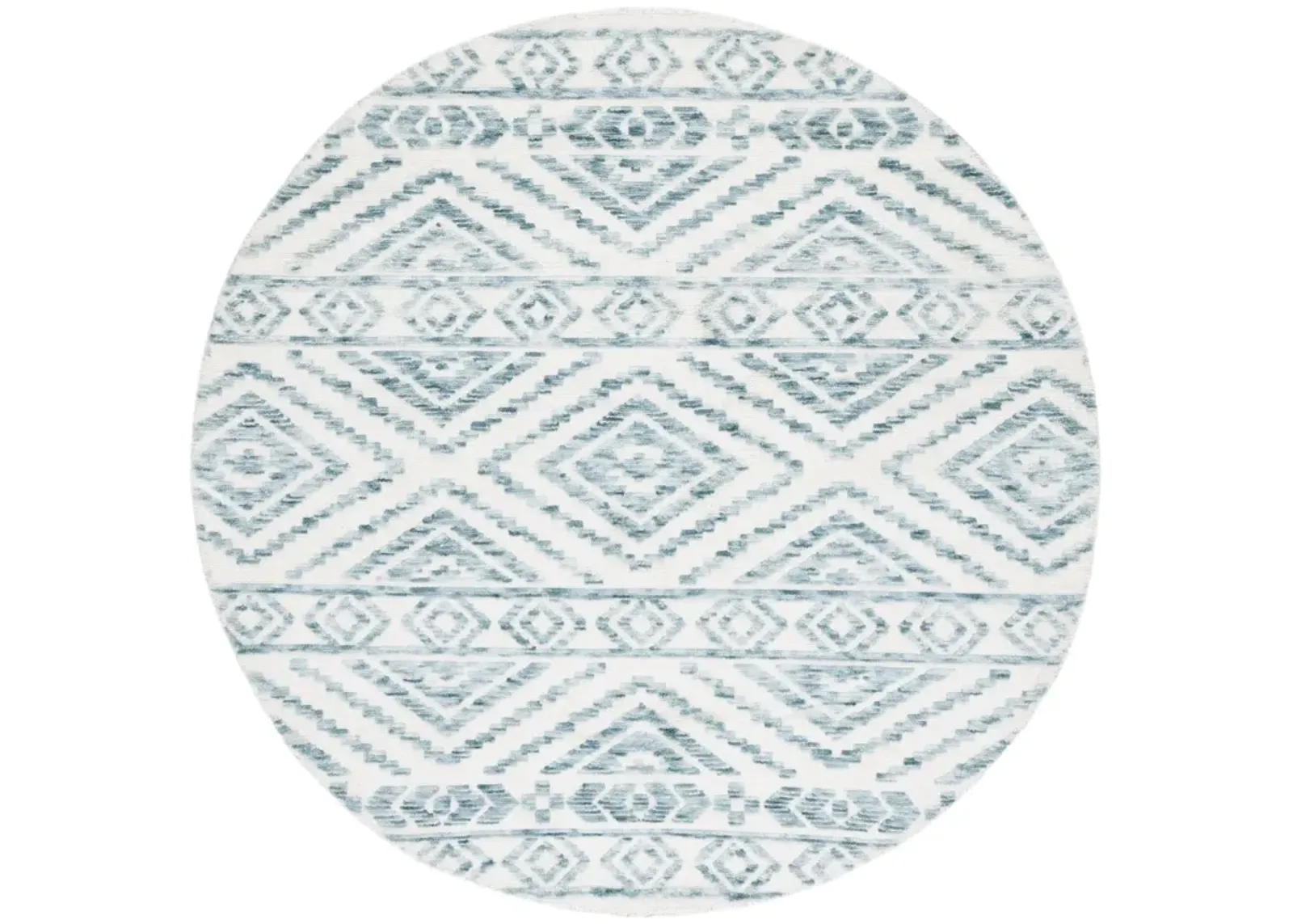 AUDREY 201 IVORY  6' x 6' Round Round Rug