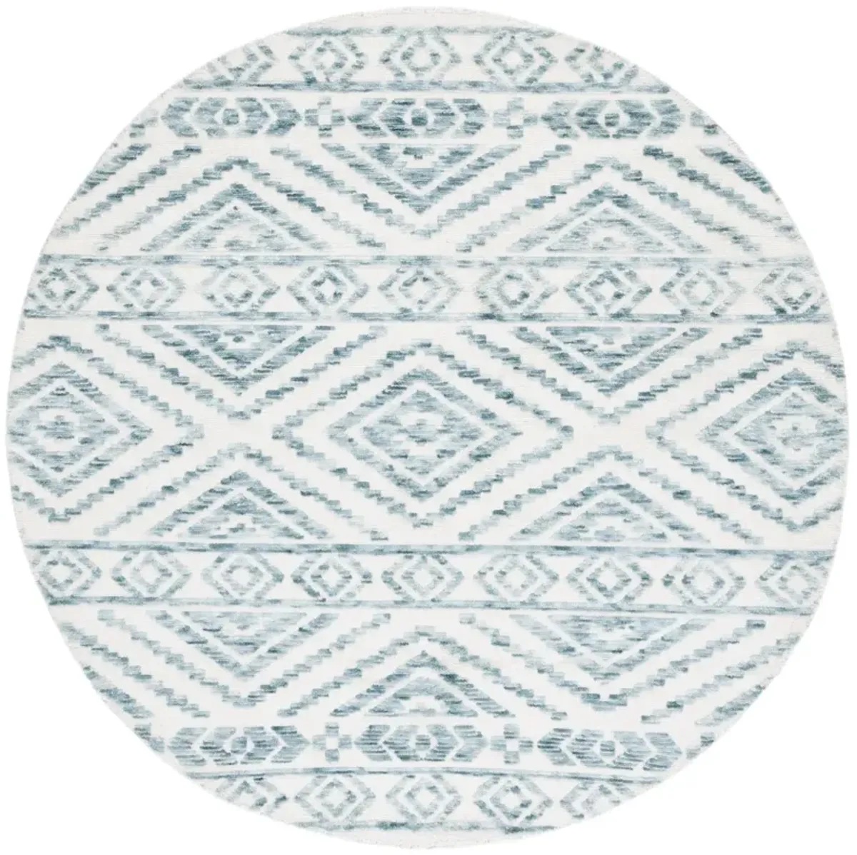 AUDREY 201 IVORY  6' x 6' Round Round Rug