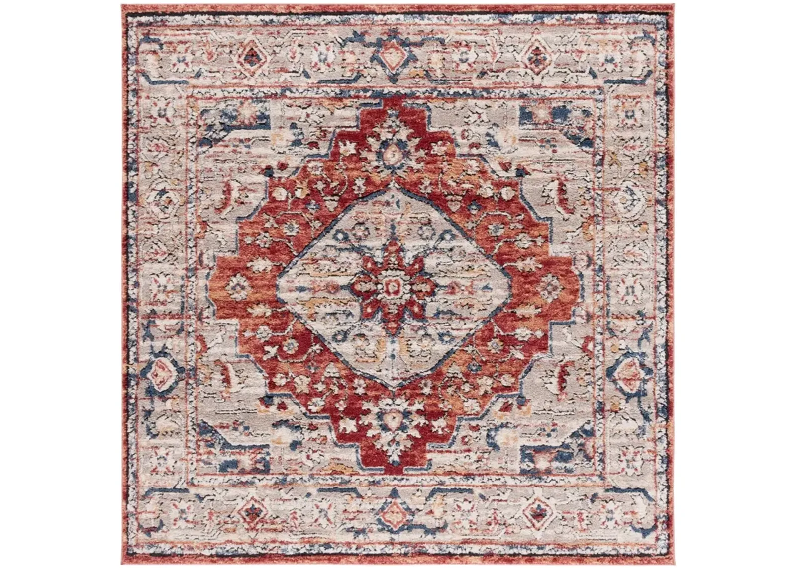 LUNA 108 BEIGE  6'-7' x 6'-7' Square Square Rug