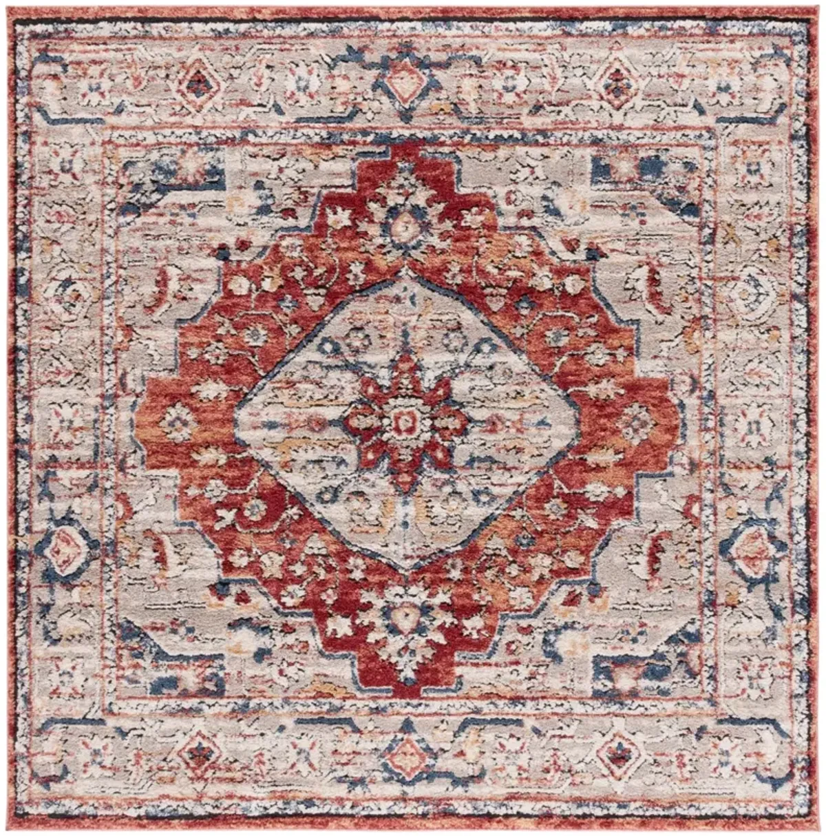 LUNA 108 BEIGE  6'-7' x 6'-7' Square Square Rug