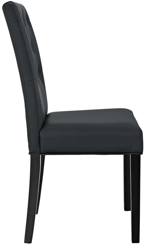 Confer Dining Side Chair Vinyl Set of 2