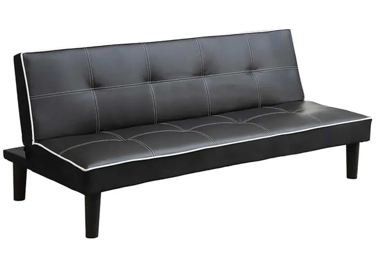 Katrina Tufted Upholstered Sofa Bed Black