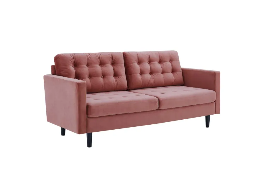 Exalt Tufted Performance Velvet Sofa