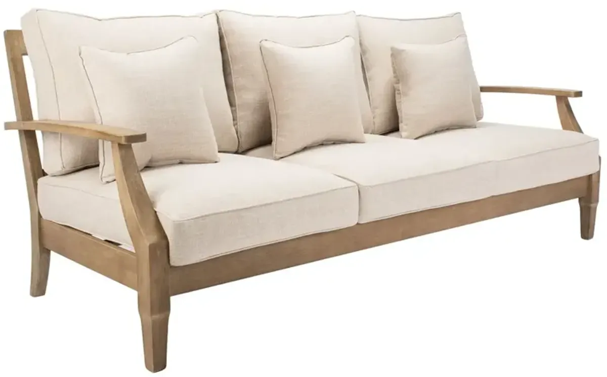 Martinique Wood Patio Sofa