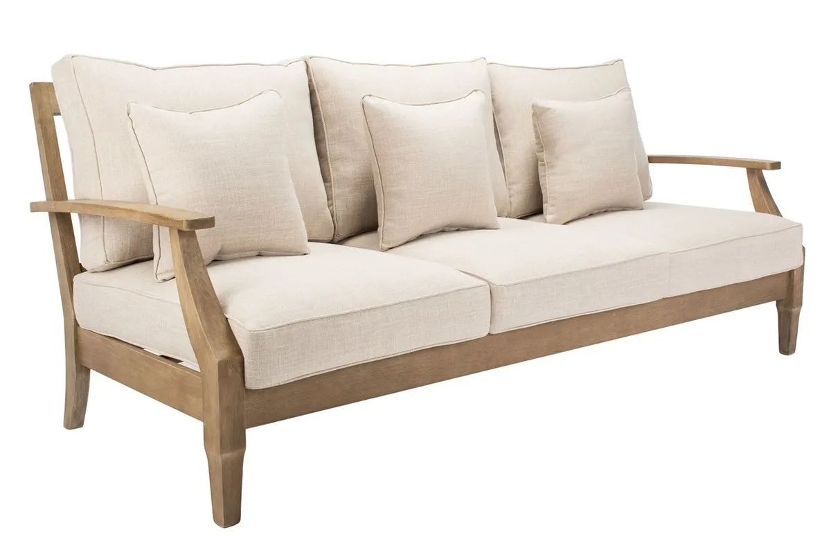 Martinique Wood Patio Sofa