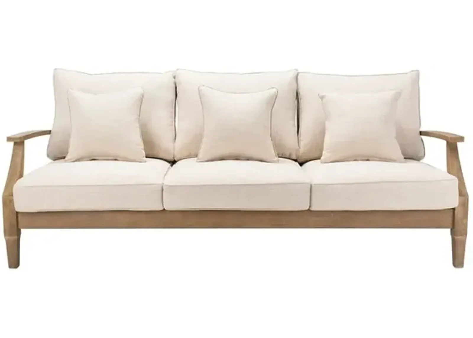 Martinique Wood Patio Sofa