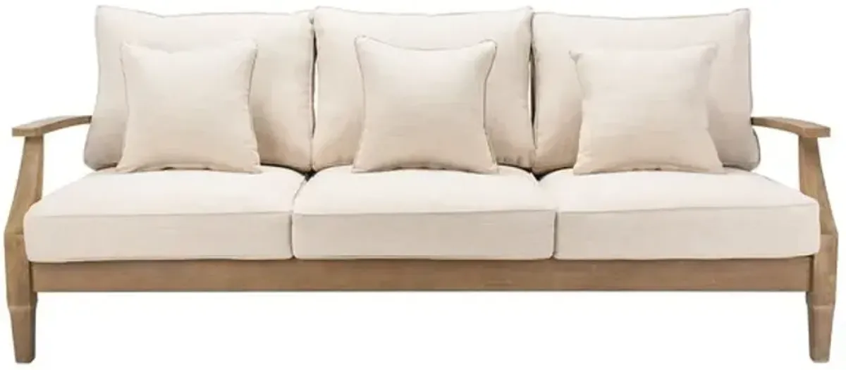 Martinique Wood Patio Sofa