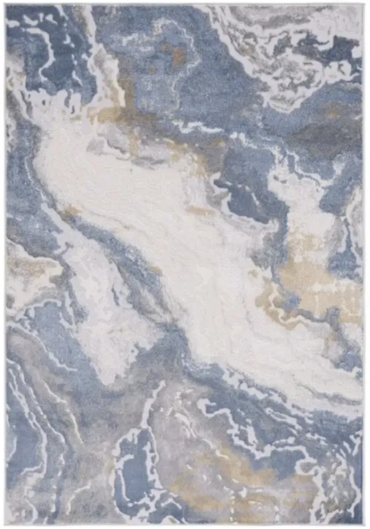 PALMA 348 Blue 4'-5' x 6'-5' Medium Rectangle Rug