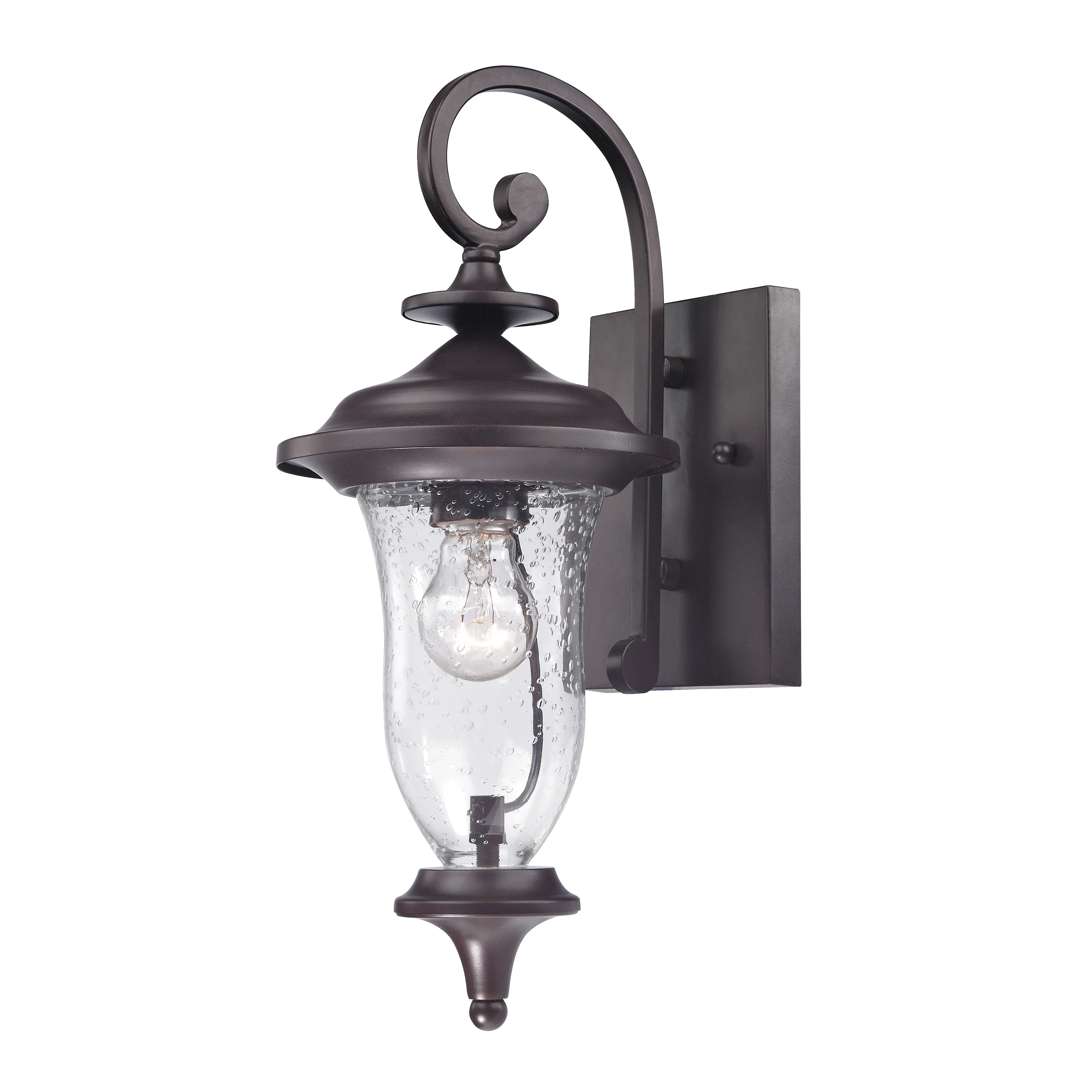 Trinity 16" High 1-Light Outdoor Sconce - Oil Rubbed Bronze