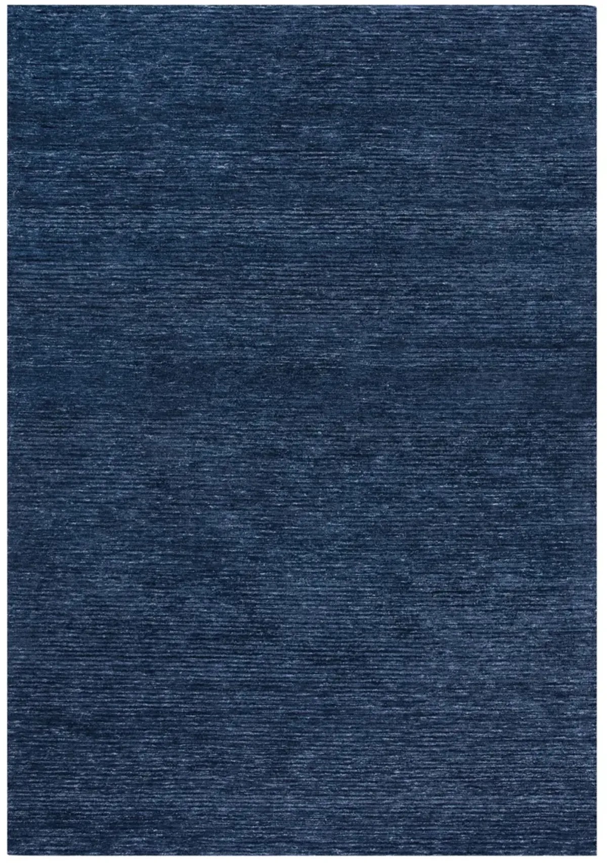 Mason Park Blue Solid/Tone on Tone Recycled Polyester 7'6" x 9'6" Rectangle Rug