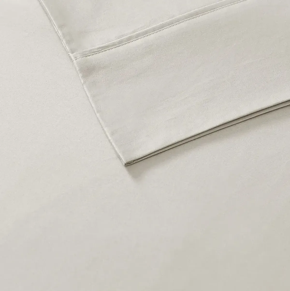 Madison Park 300 Thread Count Organic Cotton Ivory Deep Pocket Sheet Set