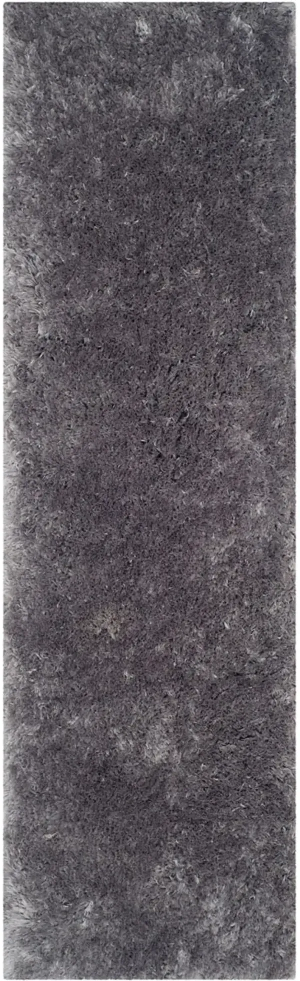 ARCTIC SHAG Grey 2'-3' X 6' Runner Rug