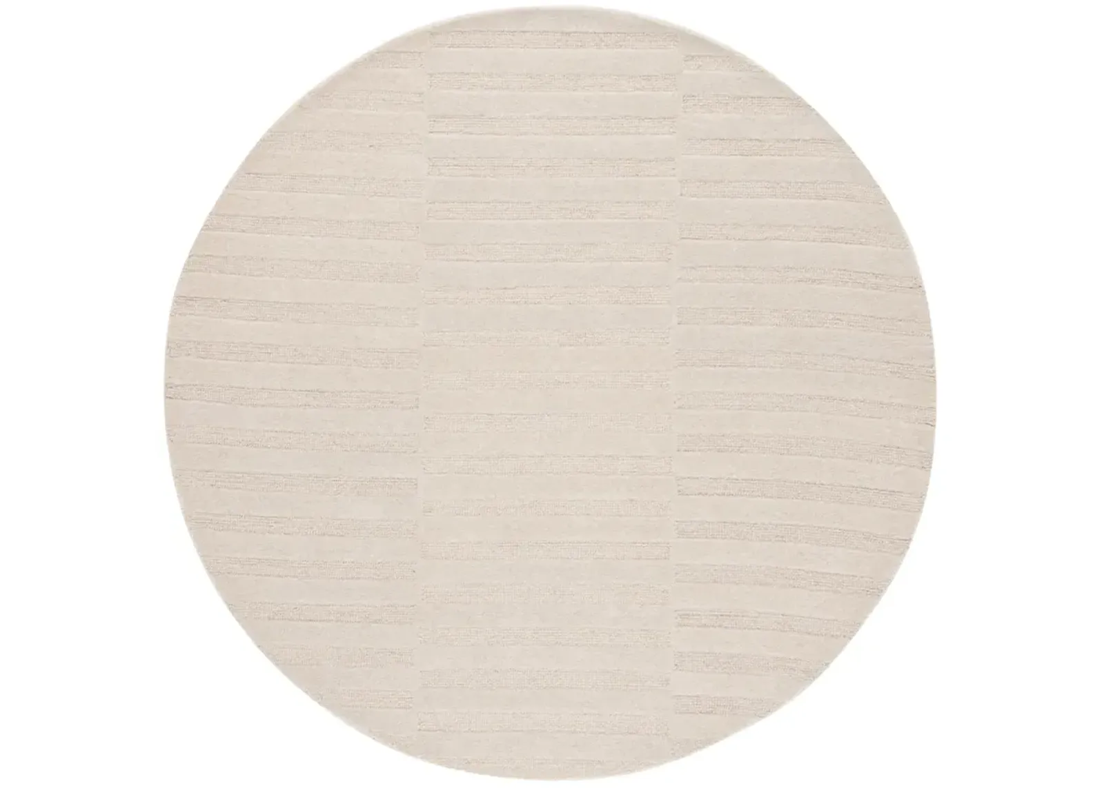 EBONY 404 IVORY 6' x 6' Round Round Rug