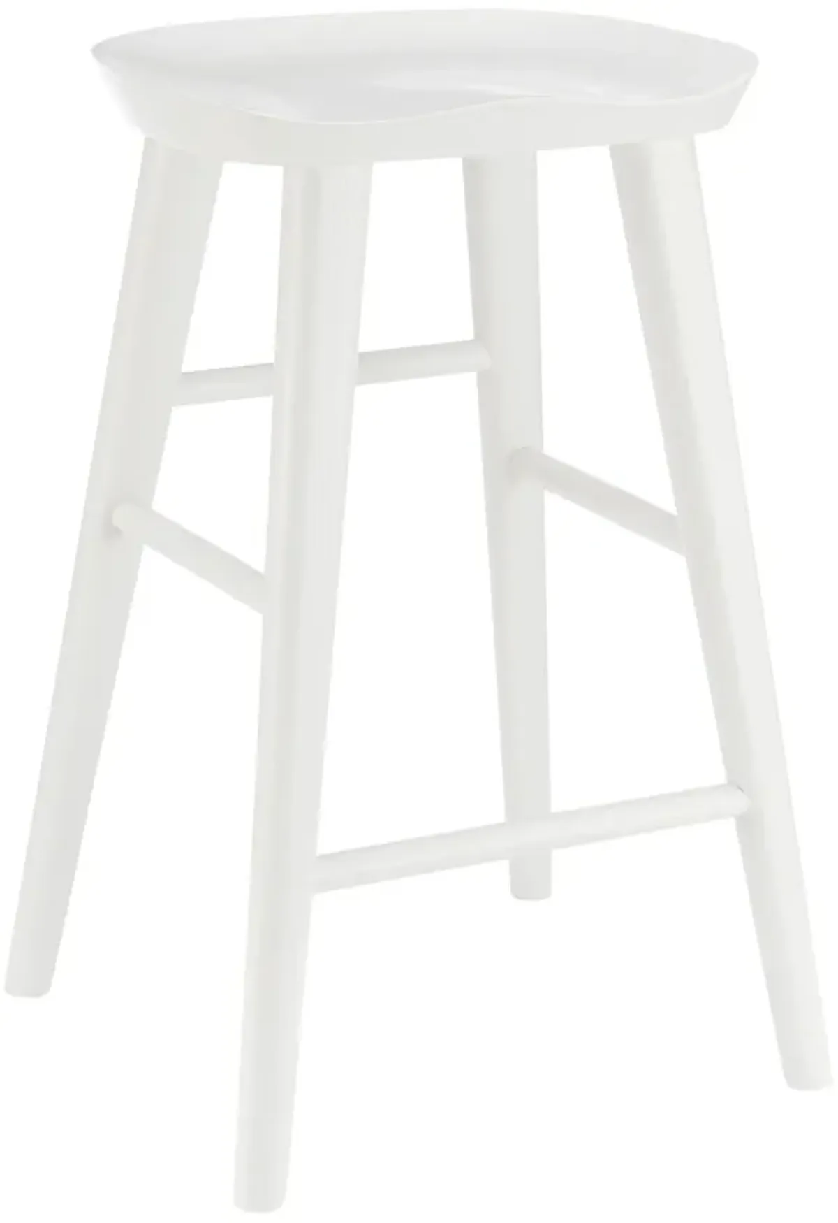 Vieno Counter Stool in White - Set of 1