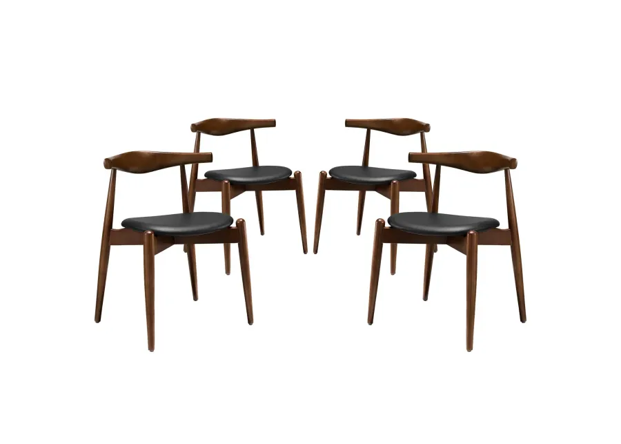 Stalwart Dining Side Chairs Set of 4