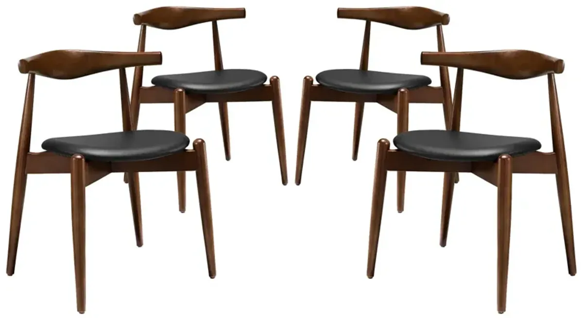 Stalwart Dining Side Chairs Set of 4