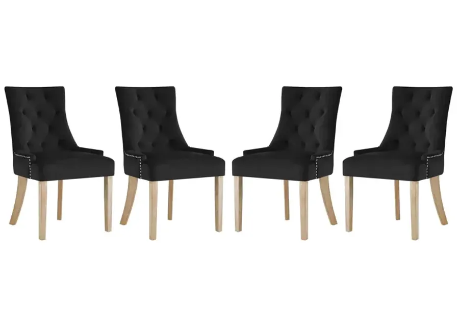 Pose Dining Chair Performance Velvet Set of 4