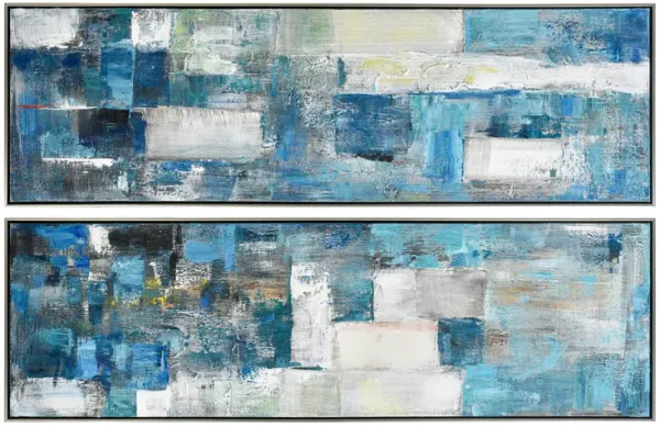 Blue Apparent Wall Art - Set of 2