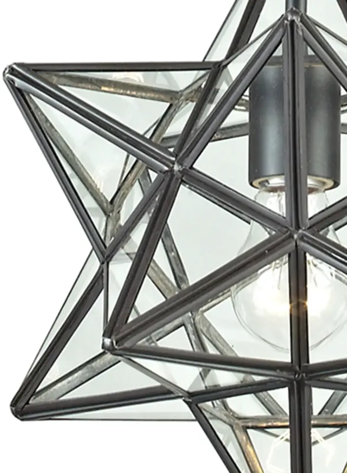 Star 9" Wide 1-Light Mini Pendant - Oil Rubbed Bronze