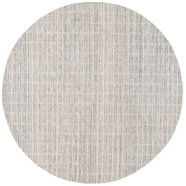 EBONY Hand Tufted 6' x 6' Round area rug