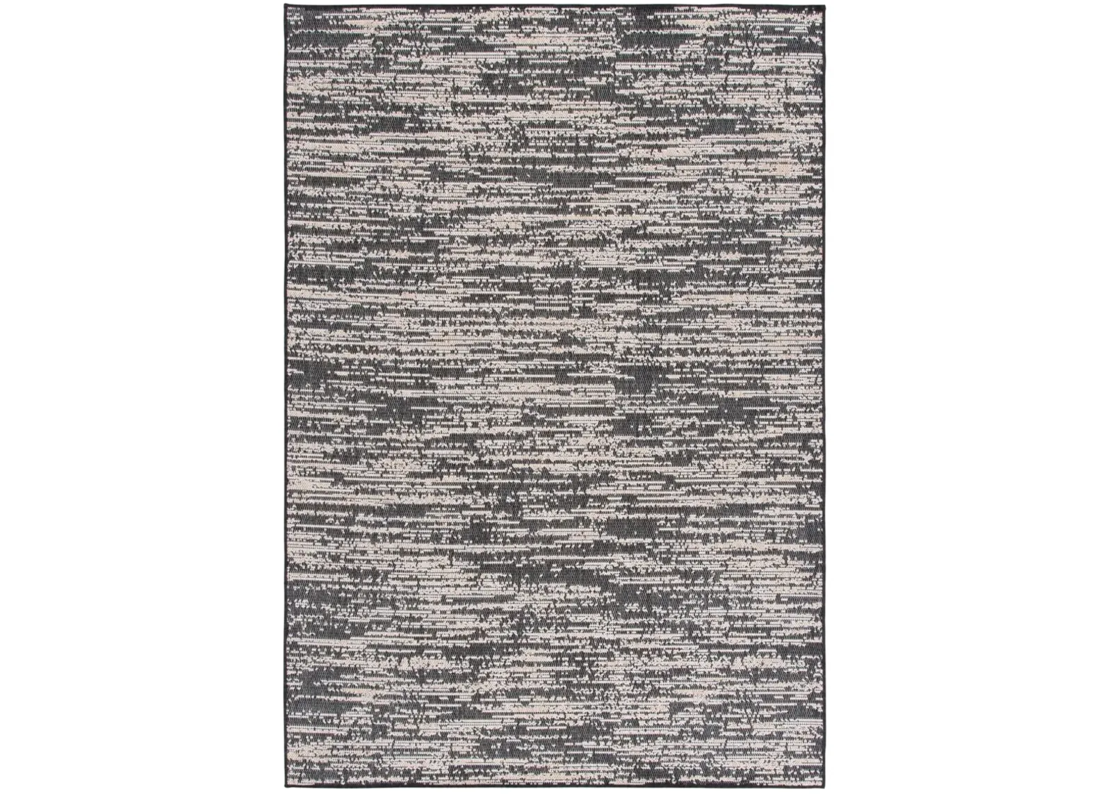 BEACH HOUSE 424 BLACK  8' x 10' Large Rectangle Rug