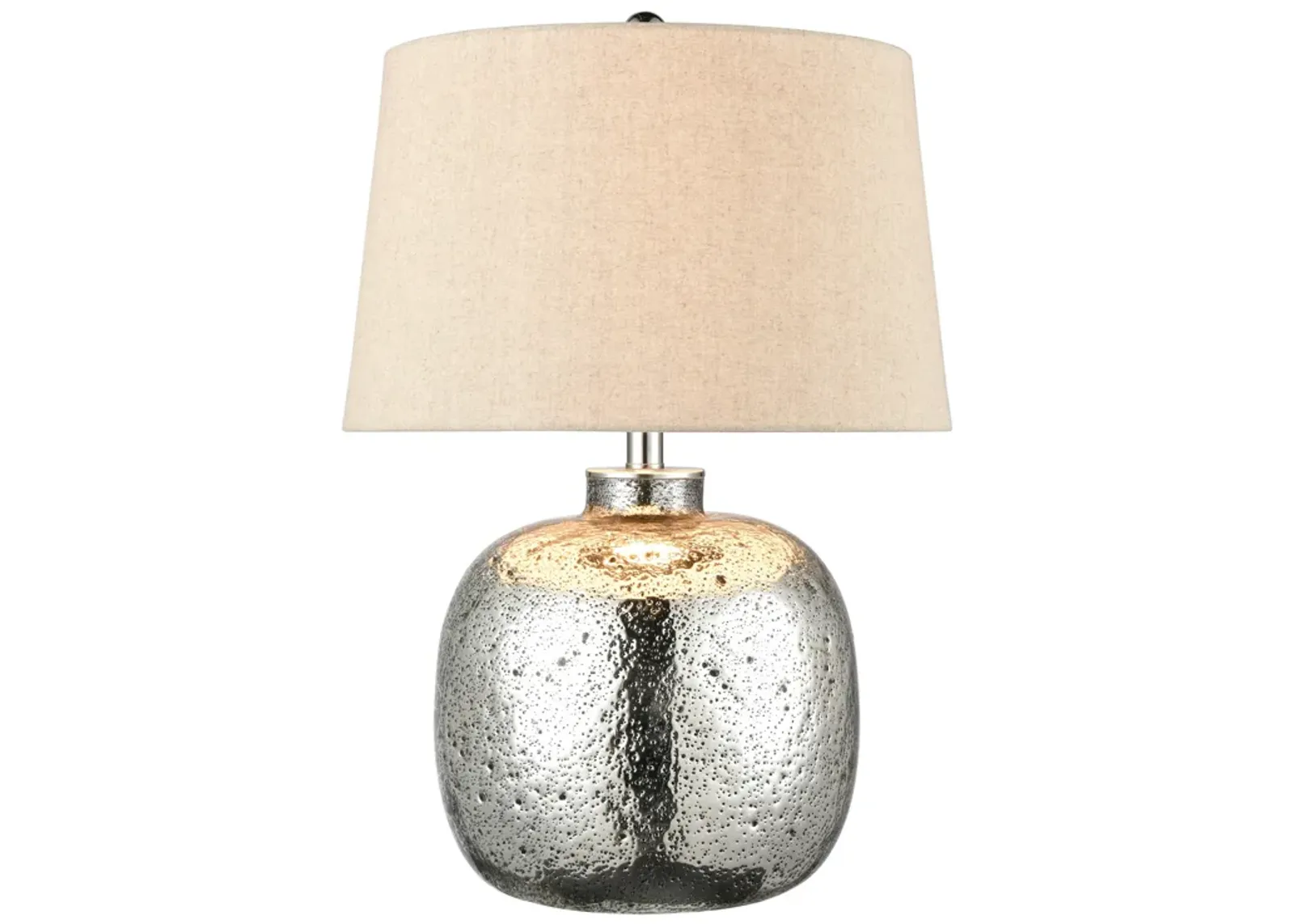 Cicely 24" High 1-Light Table Lamp - Silver Mercury