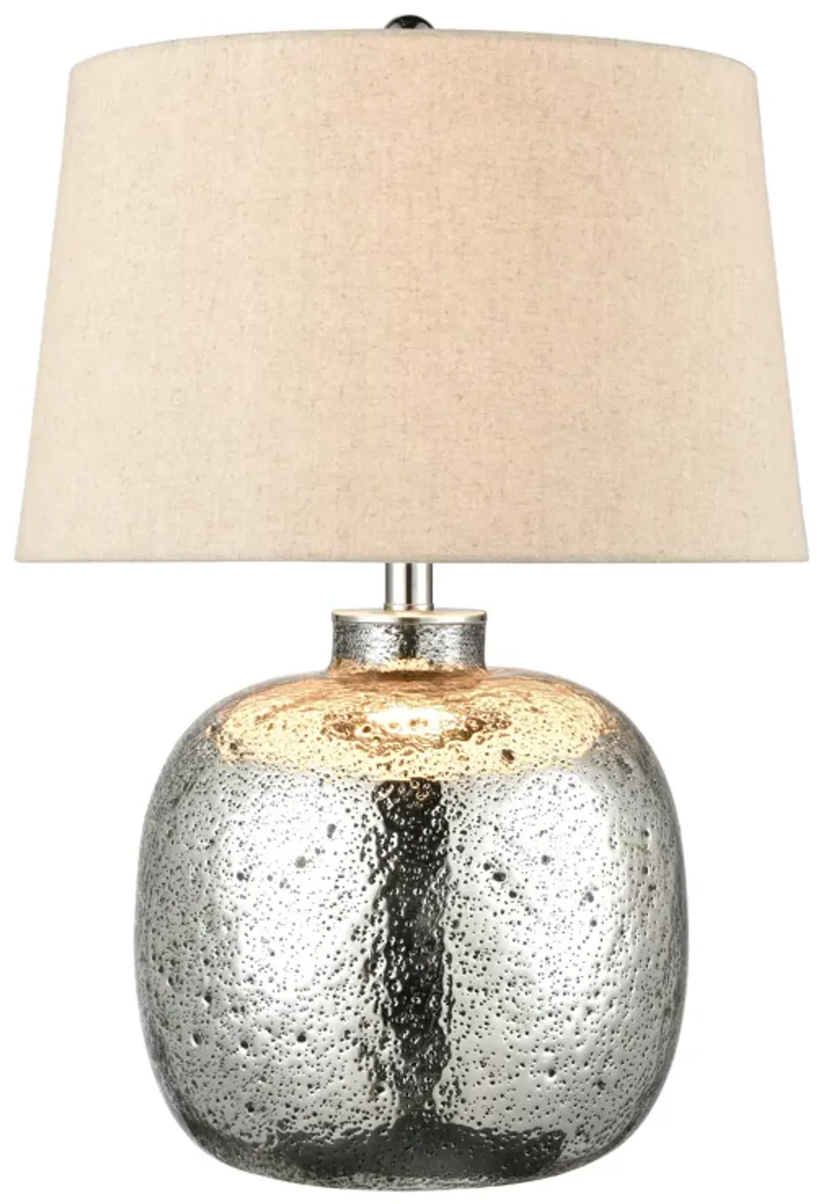 Cicely 24" High 1-Light Table Lamp - Silver Mercury