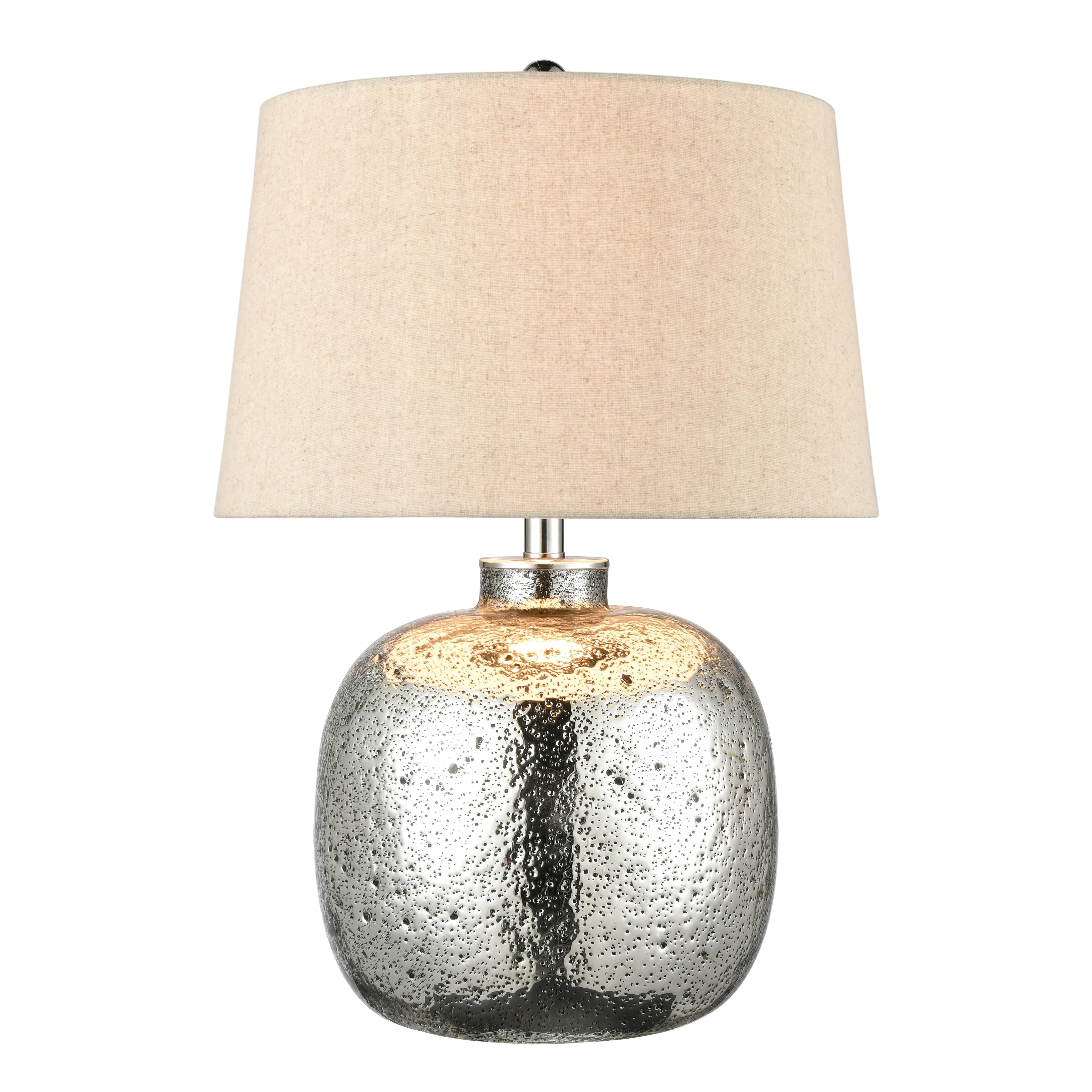 Cicely 24" High 1-Light Table Lamp - Silver Mercury