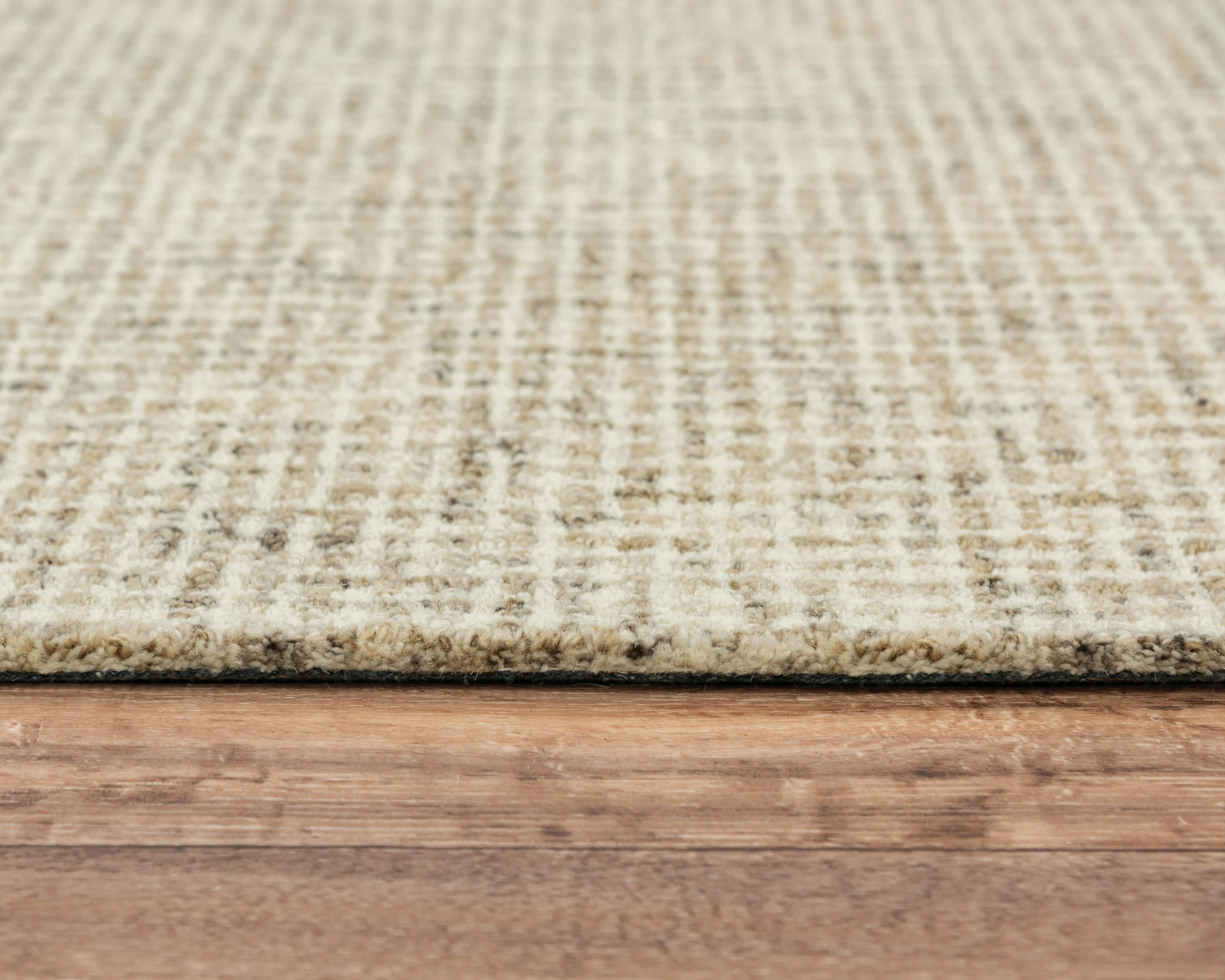 Brindleton Beige/Brown Tweed Wool 9'x12' Rectangle Rug