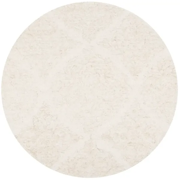 ABSTRACT Hand Tufted 8' x 8' Round area rug