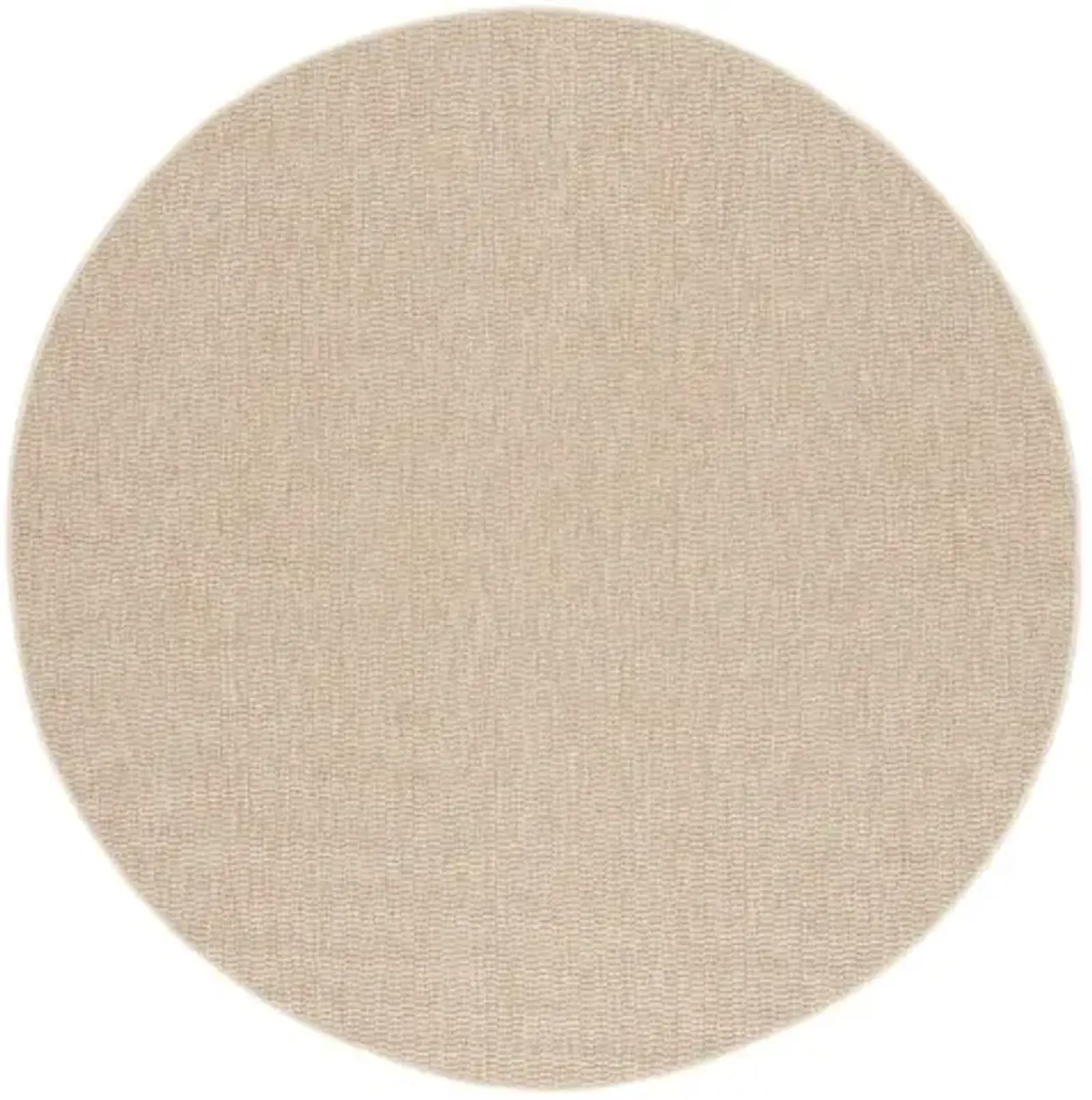 SISAL ALL-WEATHER 420 Beige 6'-7' X 6'-7' Round Round Rug