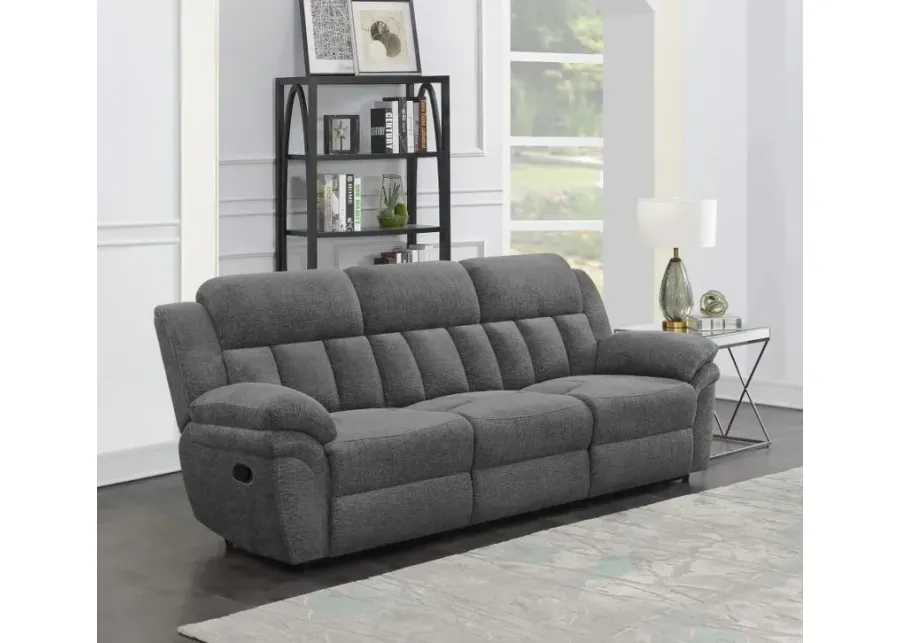 Bahrain Upholstered Motion Sofa Charcoal