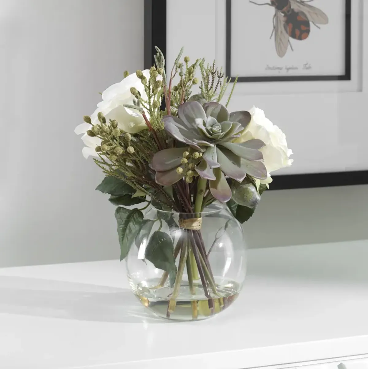 Belmonte Floral Bouquet & Vase