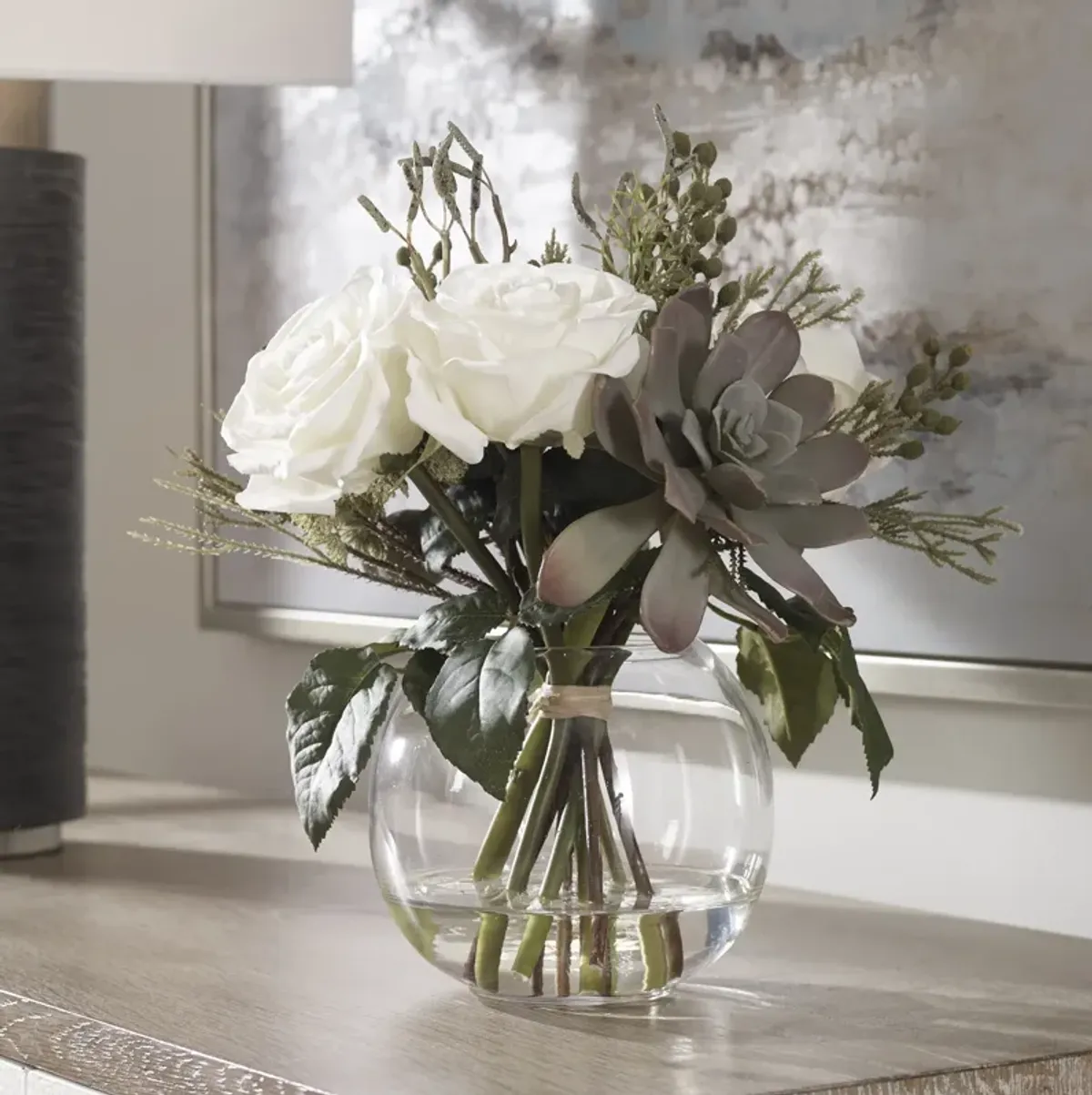 Belmonte Floral Bouquet & Vase