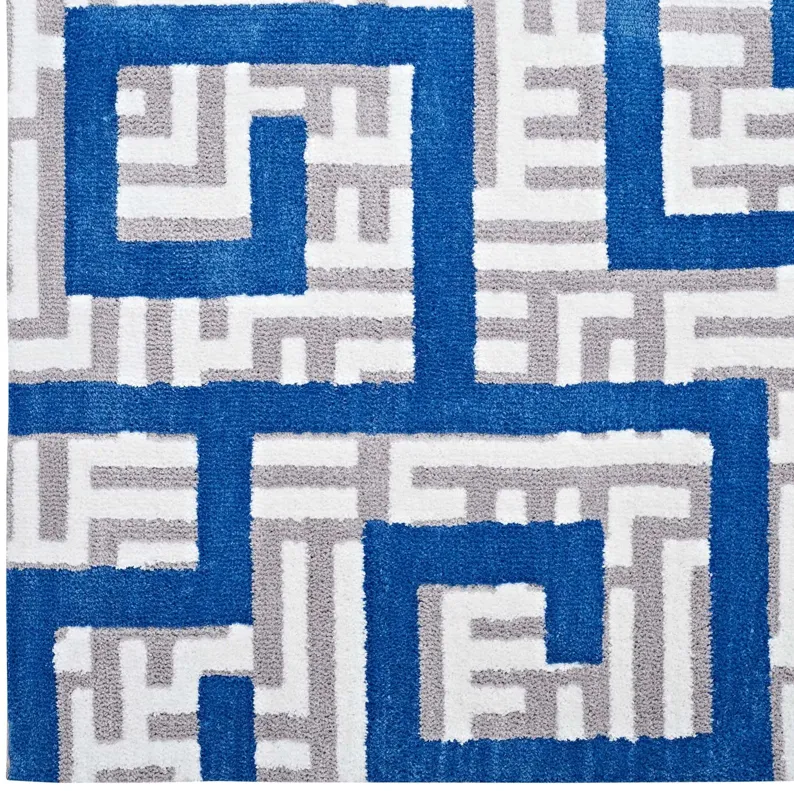 Nahia Geometric Maze 5x8 Area Rug