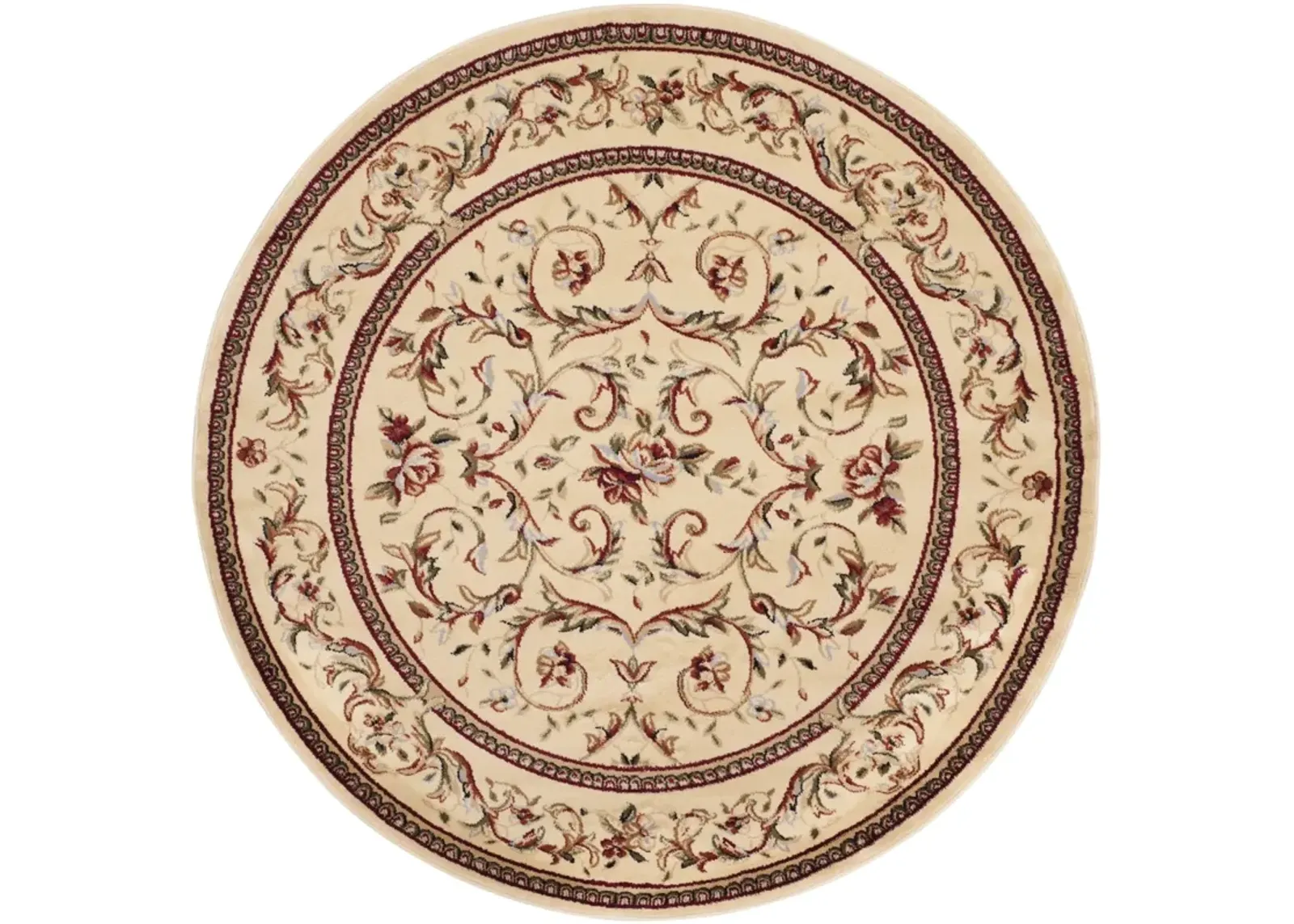 LNH322 IVORY  6' x 6' Round Round Rug