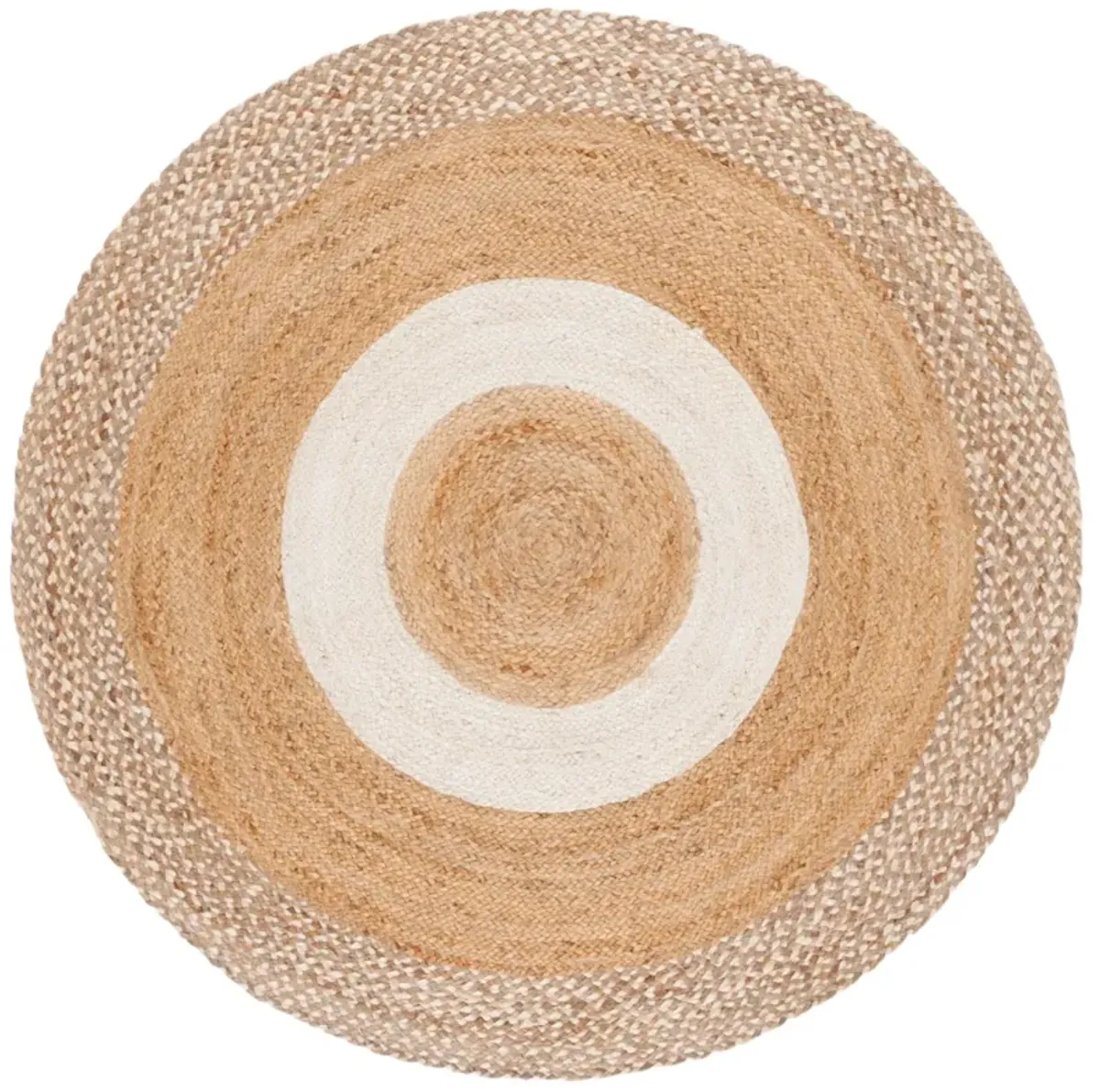 NATURAL FIBER 530 NATURAL  5' x 5' Round Round Rug