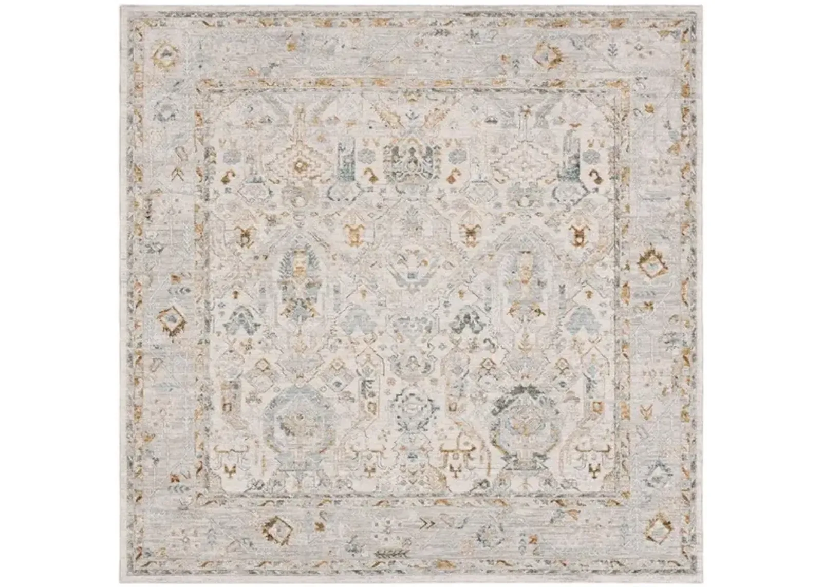 HAMILTON 100 Grey  6'-7' X 6'-7' Square Square Rug