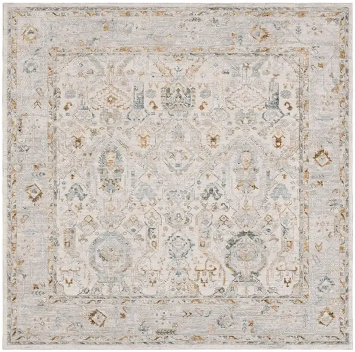 HAMILTON 100 Grey  6'-7' X 6'-7' Square Square Rug