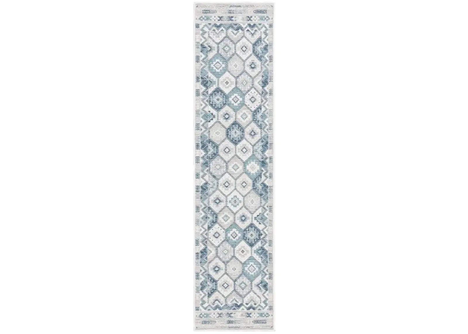 SUNRISE 630 Blue  2' X 8' Runner Rug