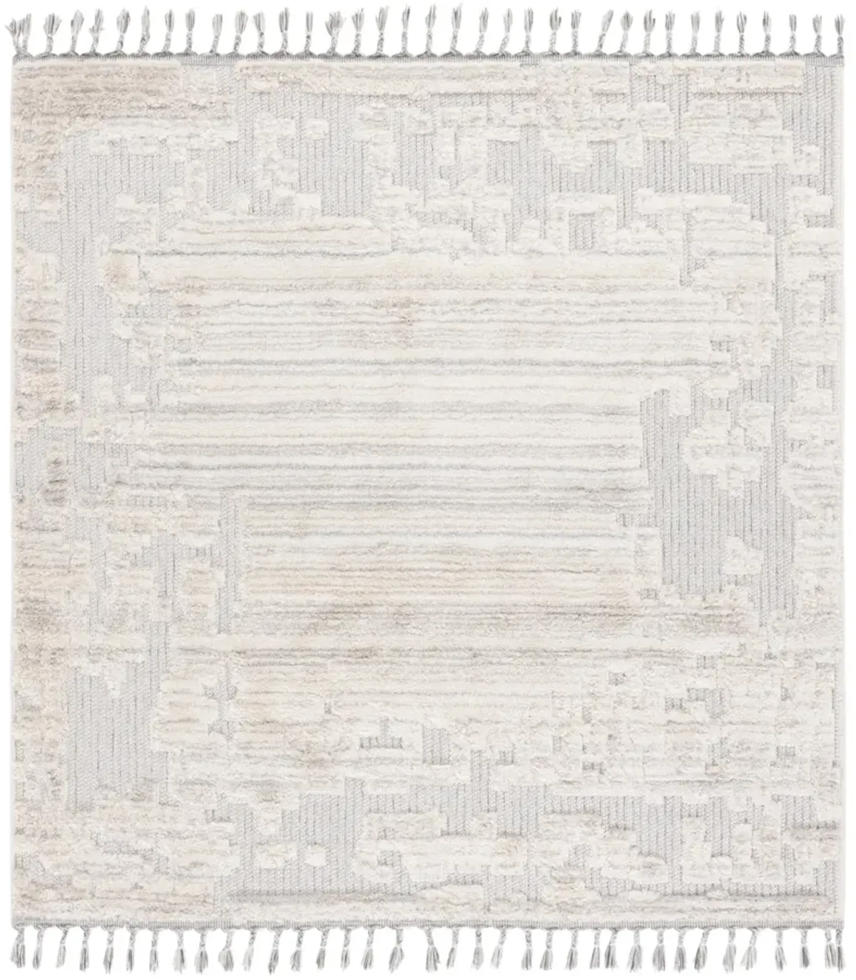 CHLOE 102 IVORY  6'-7' x 6'-7' Square Square Rug