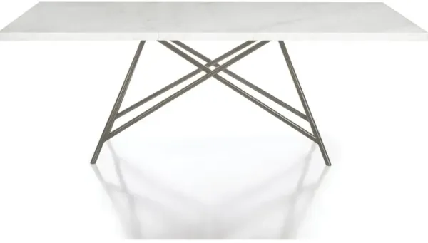 Coral Marble Rectangular Dining Table